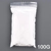 A white powder product labeled 100G inside a clear plastic bag.