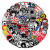 50 Piece Classic Rock & Punk Band Sticker Pack – Waterproof for Laptops, Phone Cases, and More