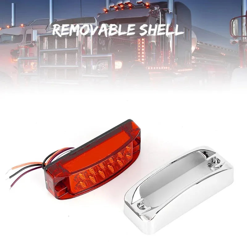 LED Side Marker Light with Three Lighting Modes for Trucks, Trailers, and Vans