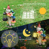 Solar-Powered Gnome Statue Light for Garden & Patio