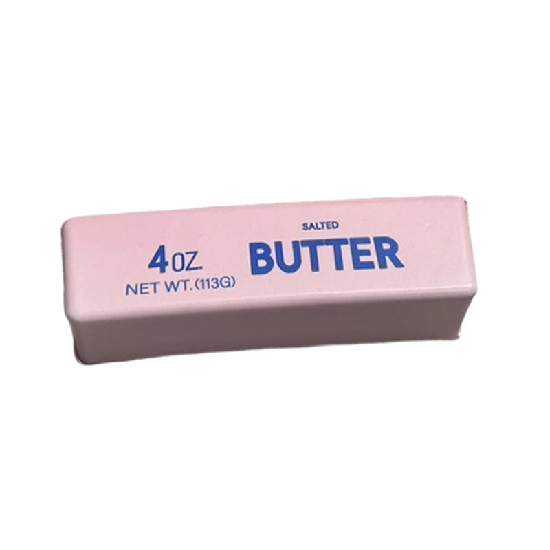 Jouet anti-stress rose à presser, étiqueté beurre salé de 4 oz