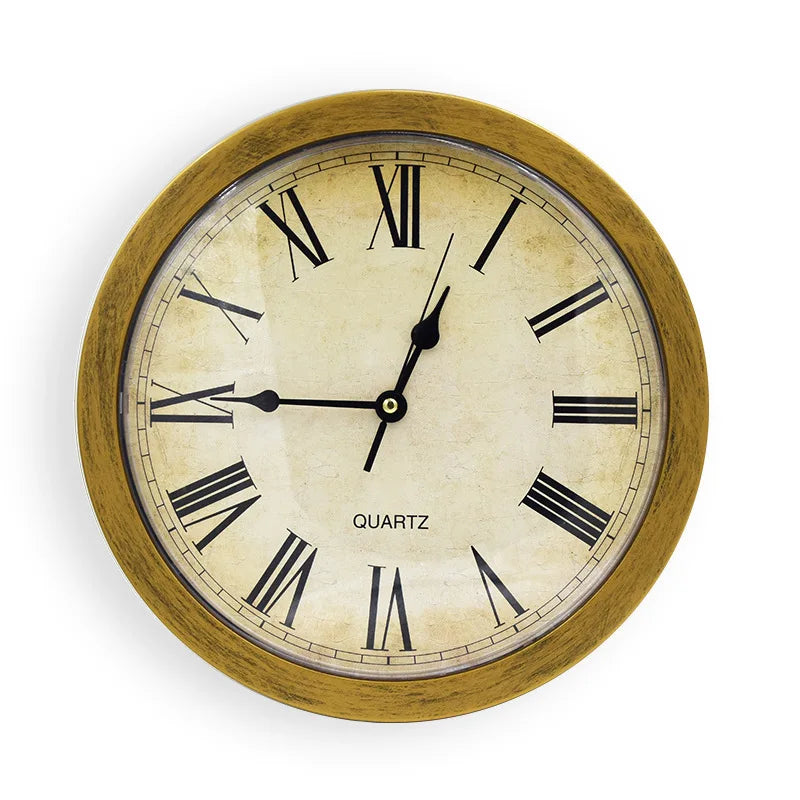 Hidden Compartment Wall Clock Safe