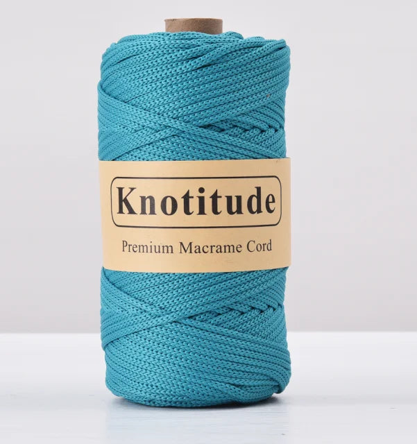 4mm Polyester Macrame Cord - 300g Spool for Knitting & DIY Crafts