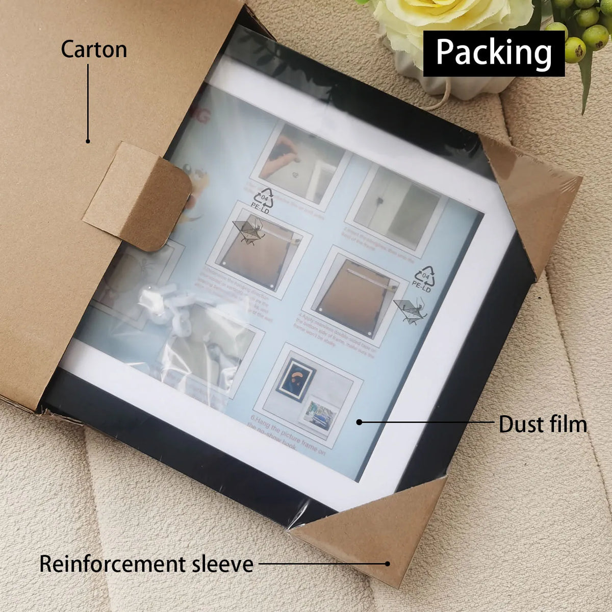 Magnetic Wooden Art Display Frame for A4 Artwork