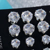 12-Pair Zircon Stud Earring Collection