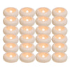 A set of ten waterproof floating LED candles with a warm white glow.