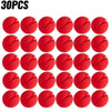 30 pieces of classic red clown nose soft foam balls for costumes and parties