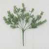 Artificial Fern Grass Bouquet – 7-Branch Green Plastic Plant