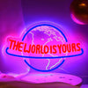 The World Is Yours LED Neon Sign for Wall Decor