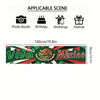 Lebendiger Banner mit dem Text Viva México in mexikanischen Flaggenfarben und Motiven für Partys.