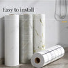 Marble-Pattern Self-Adhesive Peel and Stick Wallpaper