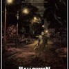 Poster for Halloween Returns featuring John Carpenter and Michael Myers with spooky forest imagery