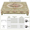 Vintage rose floral tablecloth featuring rectangular and round designs for elegant home and outdoor use