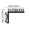 Black metal prayer cross wall art with dimensions 20cm x 7.87in