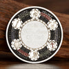 A round commemorative coin featuring various pieces of the Armor of God, including a sword, helmet, and shield.