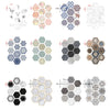Hexagon Peel-and-Stick Wall & Floor Tiles