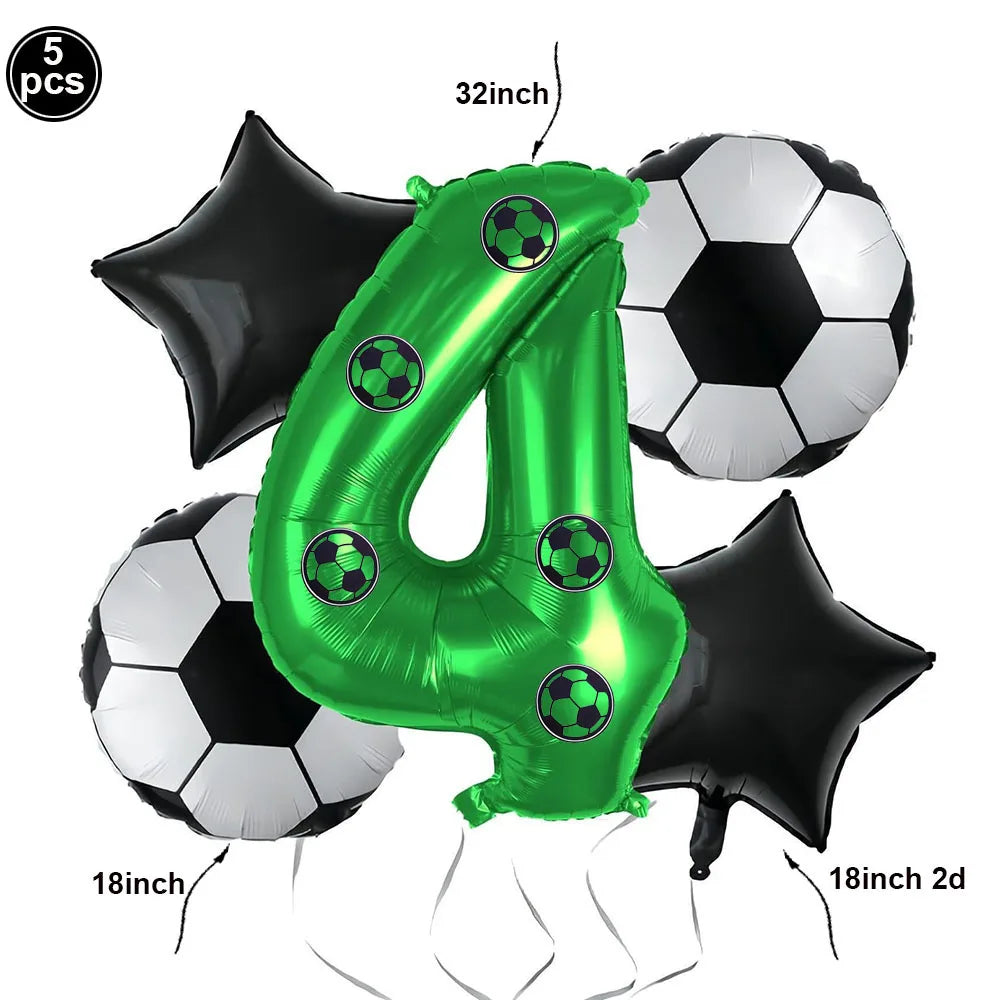 Soccer Party Disposable Tableware Set