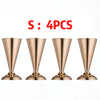 Gold Trumpet Vase Metal Flower Holder for Weddings & Home Decor