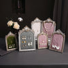 European-Style Velvet Jewelry Display Stand with Silver-Plated Floral Detail