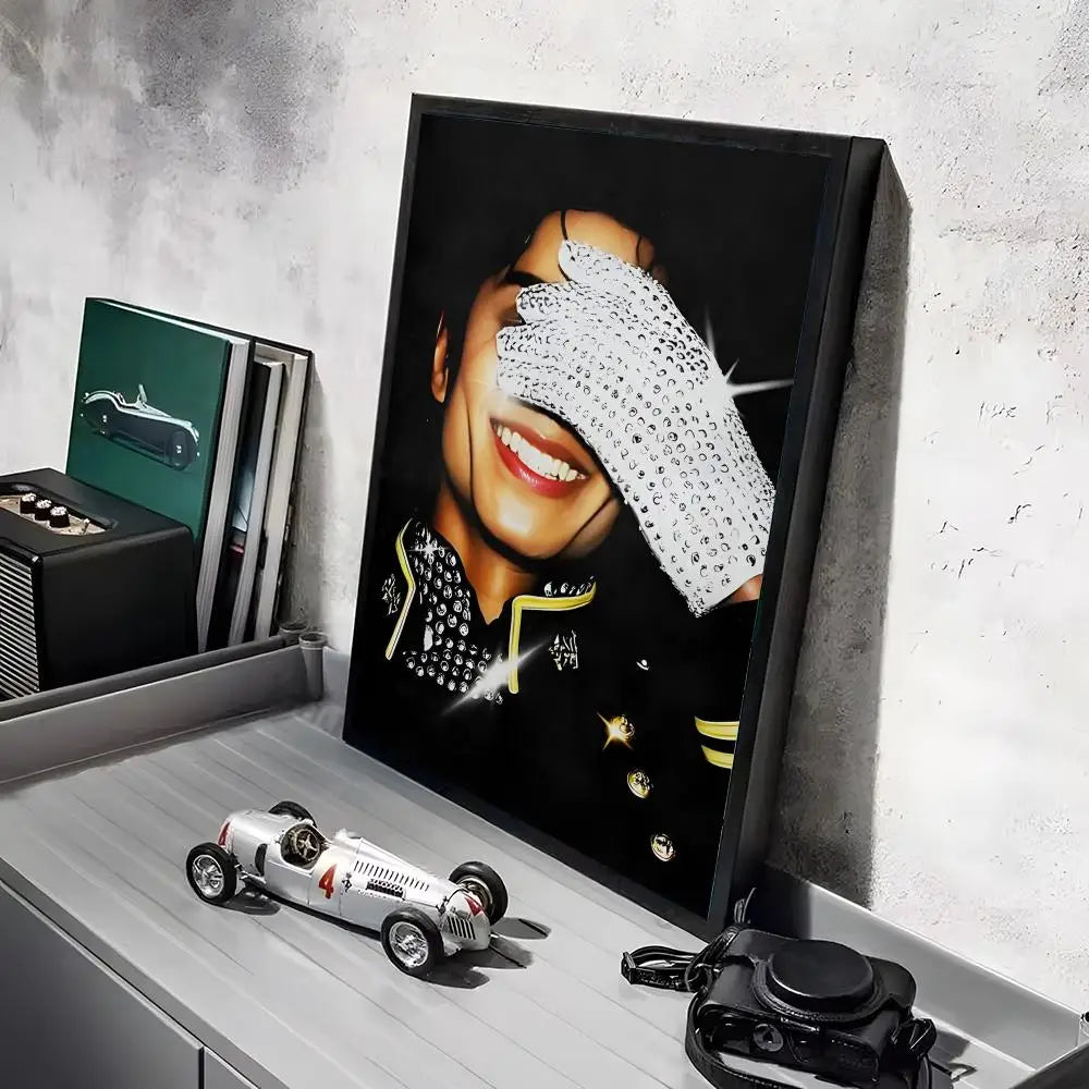 Michael Jackson Iconic Poster Wall Decal – HD Self-Adhesive Art