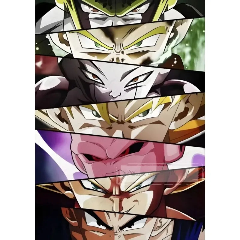 Japanese Anime Eyes Art Print – Nordic Style Wall Decor