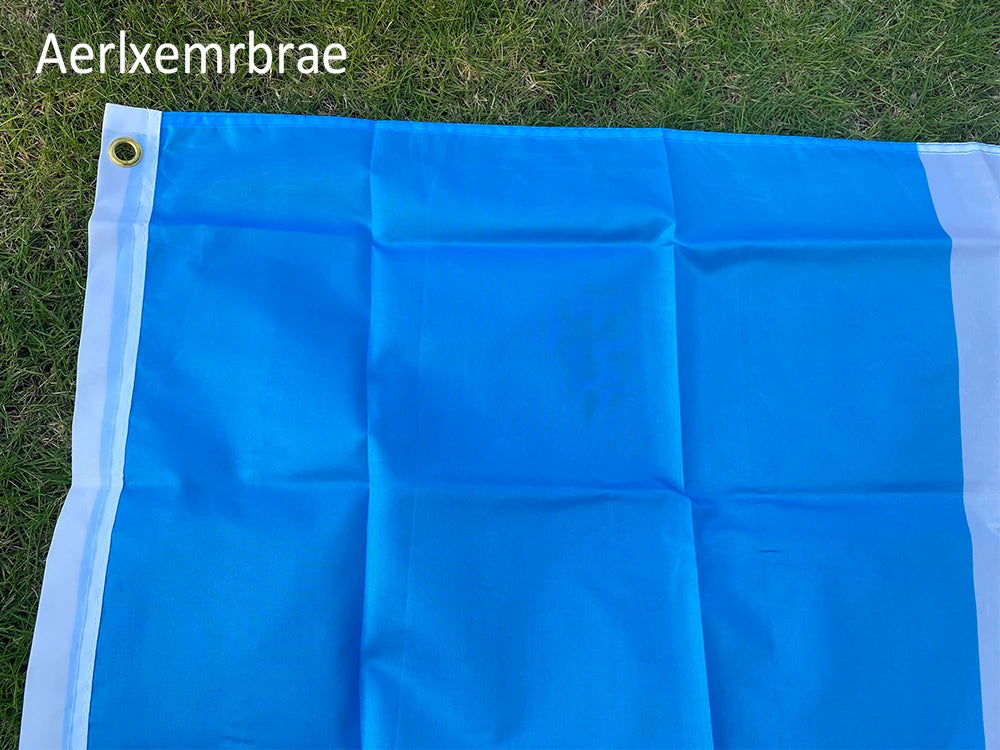 Blue and white flag fabric for outdoor use, featuring the Guatemala National Flag design.