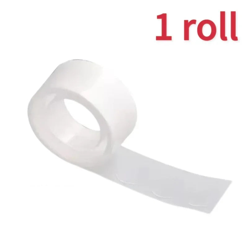 Un rollo de pegatinas adhesivas redondas reutilizables para decoración de globos