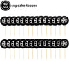 Checkered Racing Flag Toothpicks for Cupcakes & Party Decor