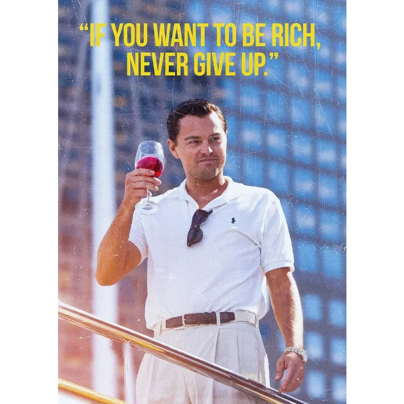 A man in a white polo shirt and trousers holds a glass of red wine while standing on a railing.