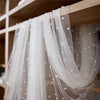 Pearl Lace Tulle Table Runner for Weddings & Events
