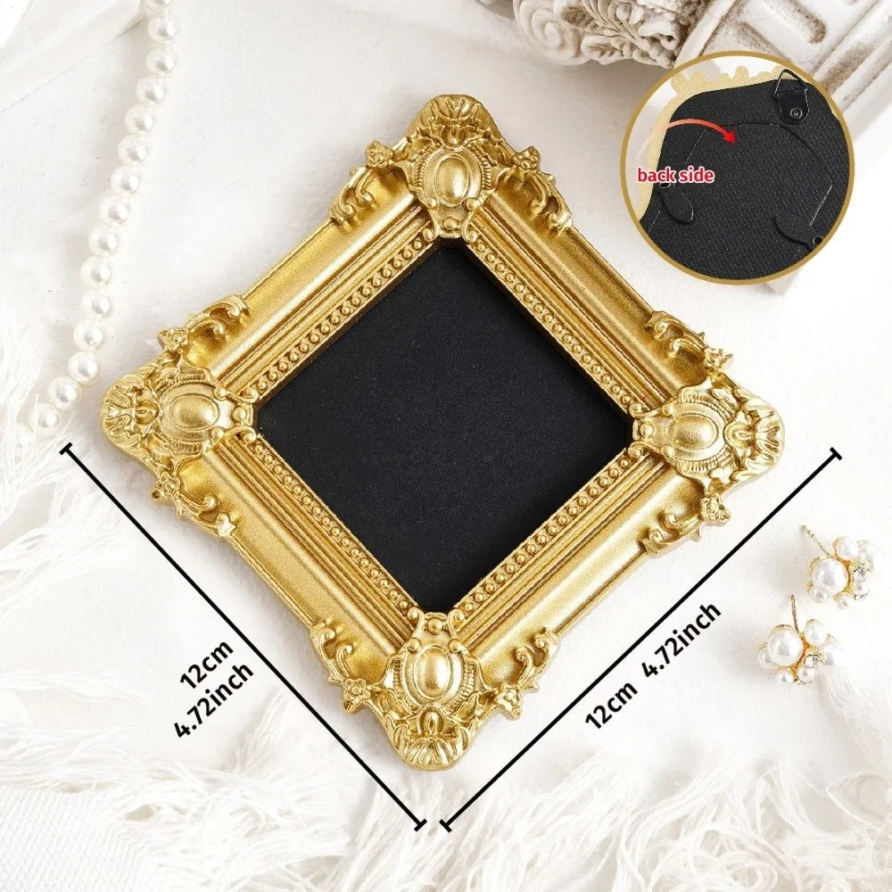 Ornate Resin Hanging Photo Frame for Vintage Décor