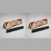 Two wooden wishing willow sticks with small boxes for good luck gifts