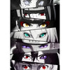 Japanese Anime Eyes Art Print – Nordic Style Wall Decor