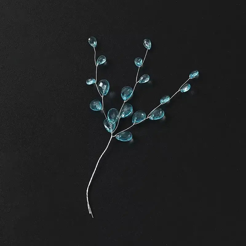 Acrylic Crystal Water Droplet Hairpins for Weddings & Events