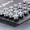 12-Pair Zircon Stud Earring Collection