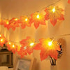 Maple Leaf LED String Lights – Warm Glow for Autumn Décor