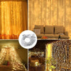 USB LED Curtain Lights with Remote – 8 Lighting Modes for Weddings & Home Decor