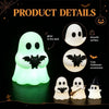 Glow-in-the-Dark Mini Ghost Figurine for Halloween Décor
