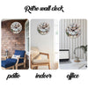 Modern Wooden Bathtub Wall Clock for Home Decor
