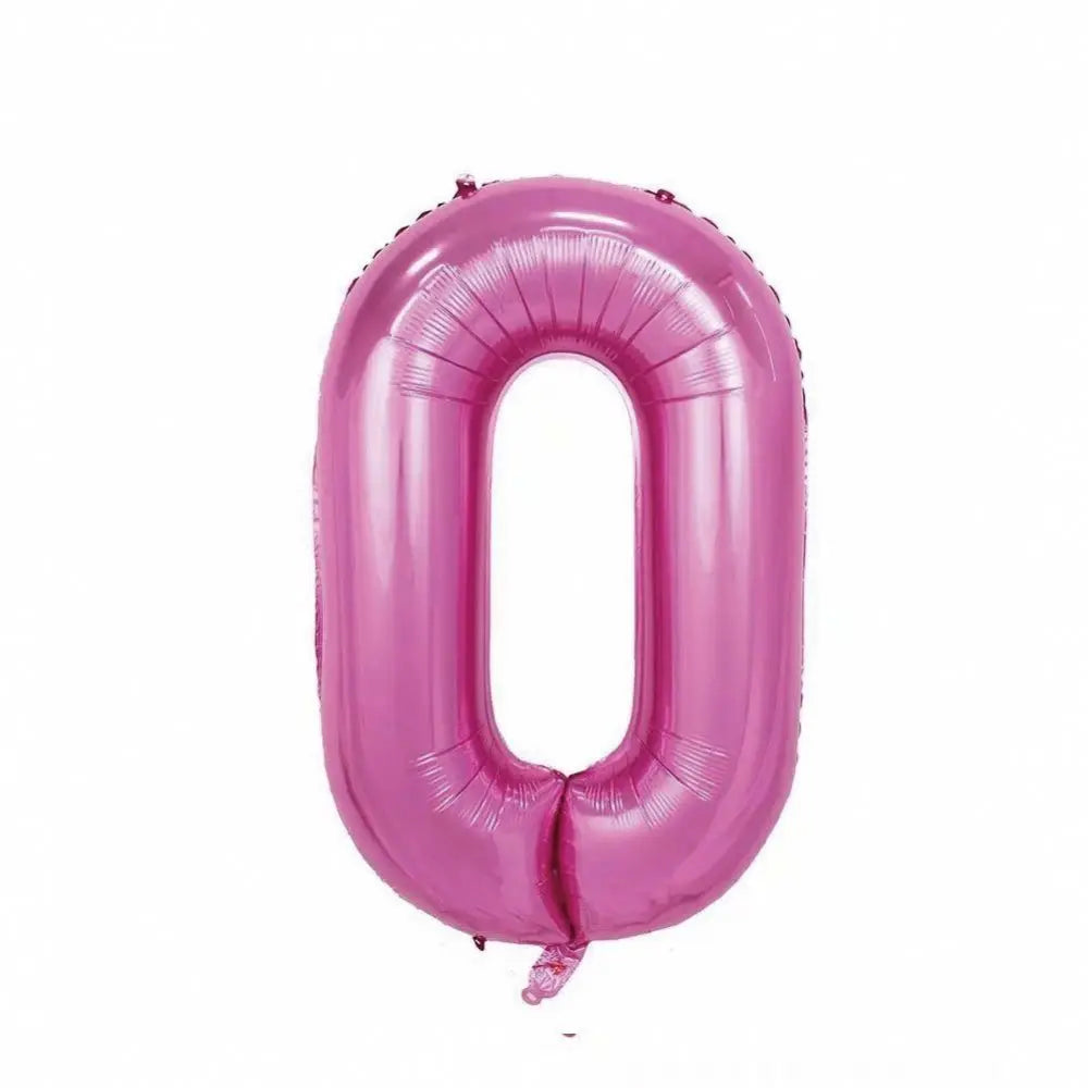 Large Red Number Foil Balloon for Birthday and Anniversary Decor