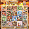 A collection of 20 sheets of retro cartoon PET die cut stickers for scrapbooking and journaling