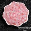 8mm Multicolor Glitter Resin Beads - 50 Pack for Jewelry Making