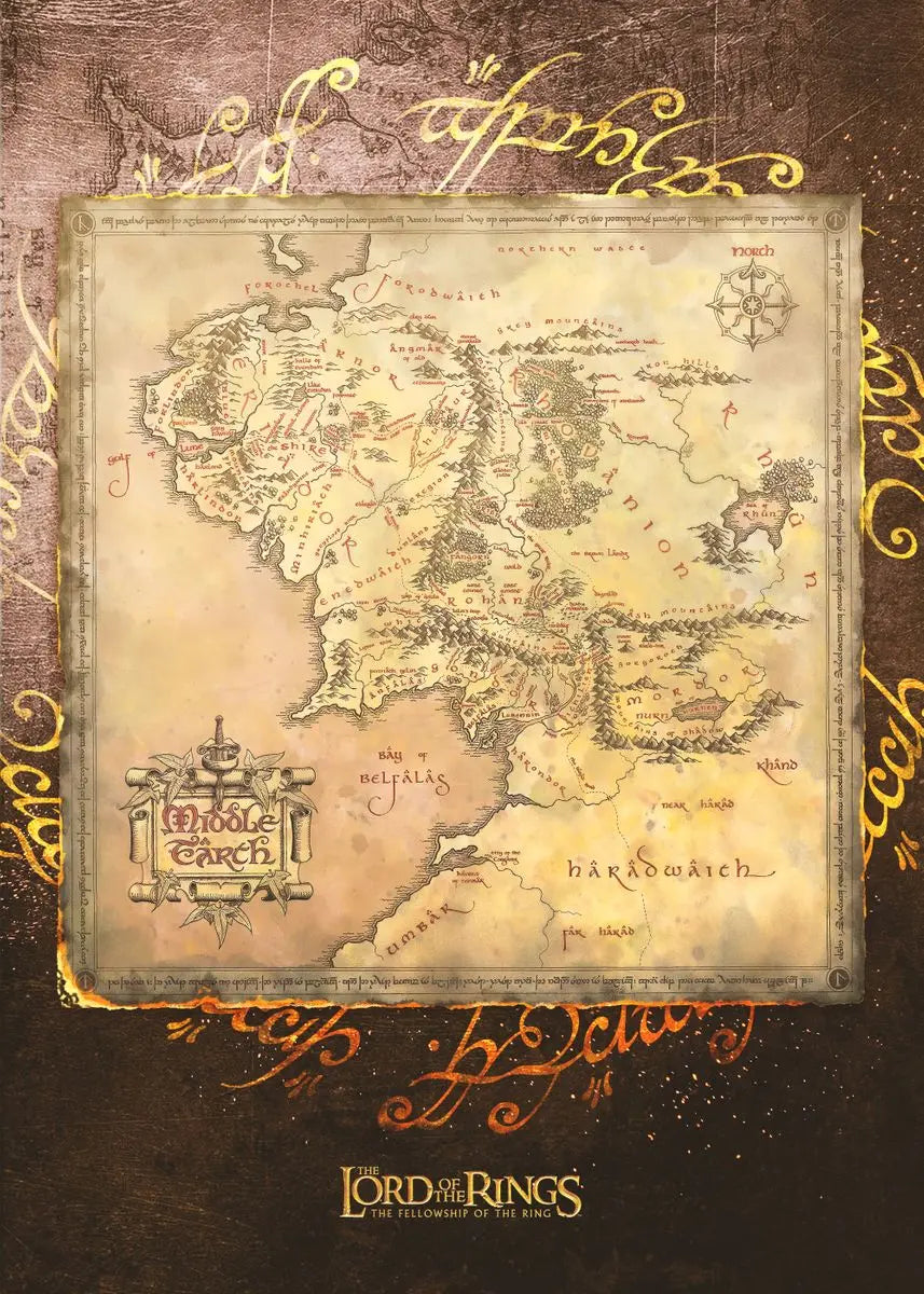 Vintage retro world map canvas wall art featuring an old-style map of Europe on a dark background.