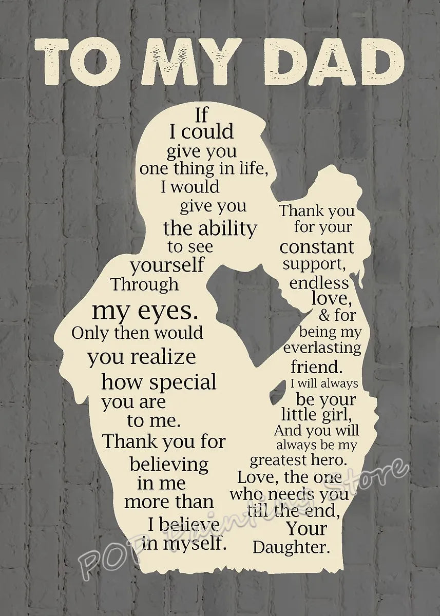 A watercolor-style illustration of a mother and daughter embracing with heartfelt text about love and support.