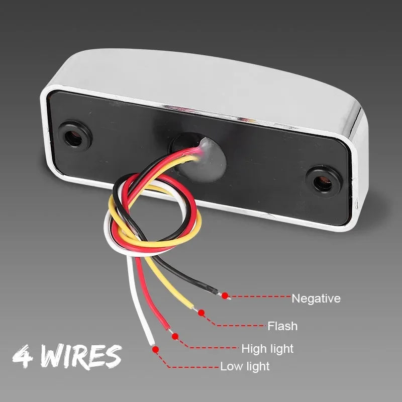 LED Side Marker Light with Three Lighting Modes for Trucks, Trailers, and Vans