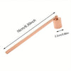 A stainless steel candle extinguisher tool with a 16cm length and a cylindrical head.