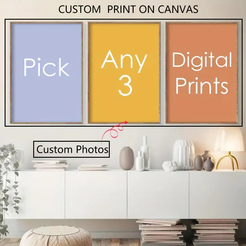 Ultra-Clear Photo Canvas Print (3-Pack, Vertical)