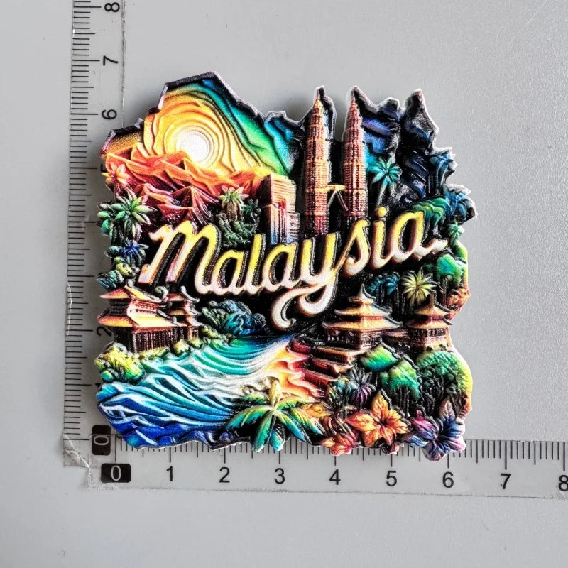 Scenic Souvenir Fridge Magnets – World Travel Collection