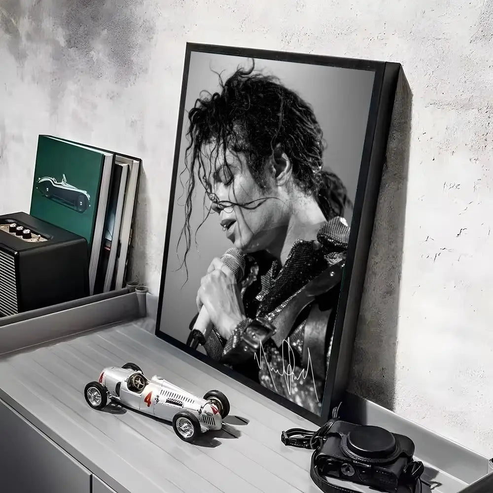 Michael Jackson Iconic Poster Wall Decal – HD Self-Adhesive Art