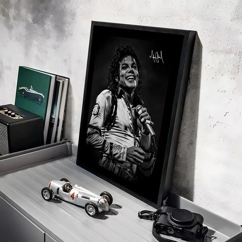 Michael Jackson Iconic Poster Wall Decal – HD Self-Adhesive Art